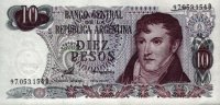 Argentina - 10 Pesos (1973 - 1976) - Pick 295