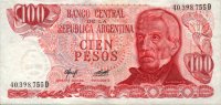 Argentina - 100 Pesos (1976) - Pick 302