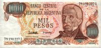 Argentina - 1,000 Pesos (1976 - 1982) - Pick 304