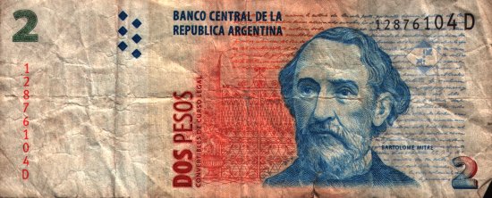 Argentina - 2 Pesos (1996) - Pick 346