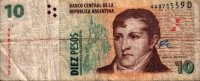 Argentina - 10 Pesos (1998) - Pick 348