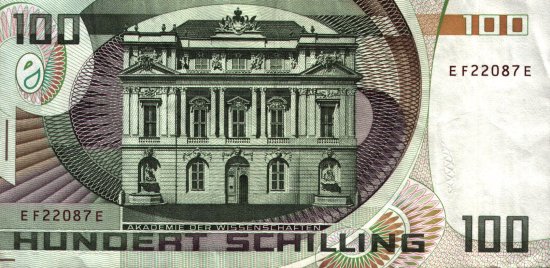 Austria - 100 Shilling (1984) - Pick 150