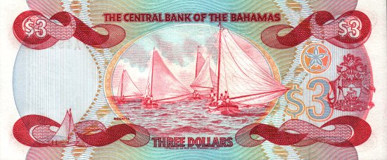 Bahamas - 3 Dollars (1984) - Pick 44
