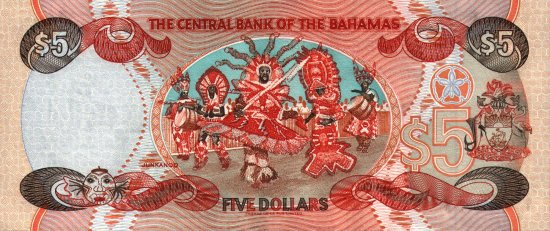 Bahamas - 5 Dollars (1996) - Pick 63