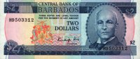 Barbados - 2 Dollars (1980) - Pick 36