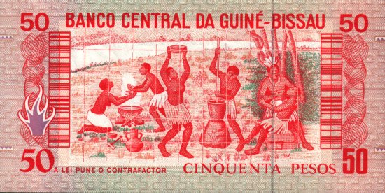 Guinea-Bissau - 50 Pesos (1990) - Pick 10