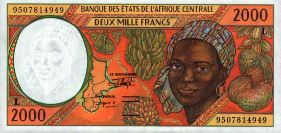 BEAC - 2,000 Francs (1994) - Pick 403