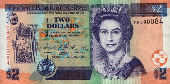 Belize - 2 Dollars (1997 - 2002) - Pick 60