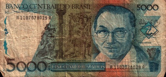 Brazil - 5,000 Cruzados (1989) - Pick 214