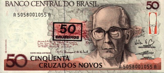 Brazil - 50 Cruzeiros (1990) - Pick 223