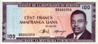 Burundi - 100 Francs (1977 - 1993) - Pick 29
