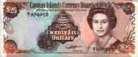 Cayman Islands - 25 Dollars (1991) - Pick 14