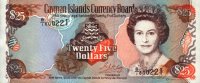 Cayman Islands - 25 Dollars (1996) - Pick 19
