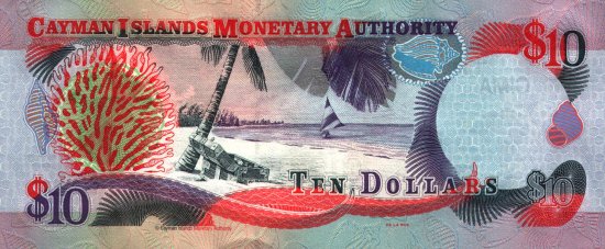 Cayman Islands - 10 Dollars (1998) - Pick 23
