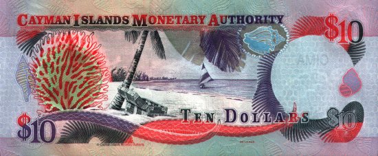 Cayman Islands - 10 Dollars (2001) - Pick 28