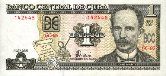 Cuba - 1 Peso (2003) - Pick ..