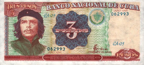 Cuba - 3 Pesos (1995) - Pick 113