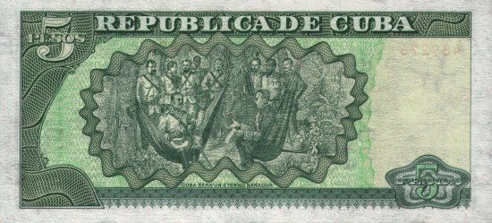 Cuba - 5 Pesos (2000) - Pick 116