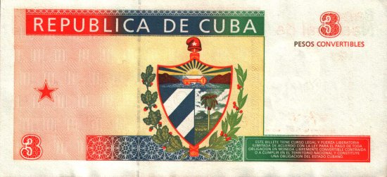 Cuba - 3 Pesos (1994) - Pick FX38