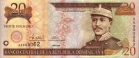 Dominican Republic - 20 Pesos Oro (2000) - Pick 160