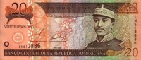 Dominican Republic - 20 Pesos Oro (2002) - Pick 169