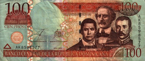 Dominican Republic - 100 Pesos Oro (2002) - Pick 171