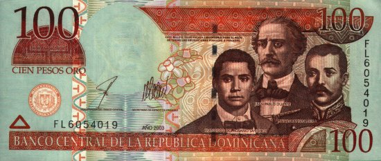 Dominican Republic - 100 Pesos Oro (2003) - Pick ...