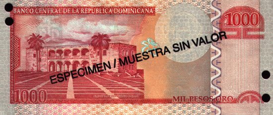 Dominican Republic - 1,000 Pesos Oro (2003) - Specimen