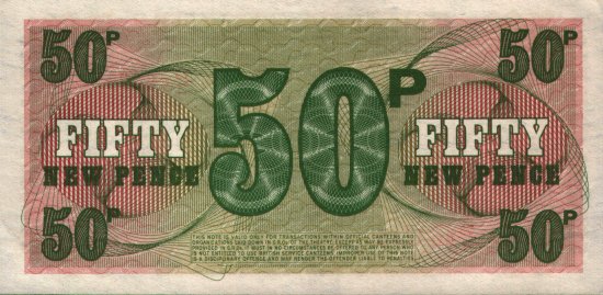 England - 50 New Pence (1972) - Pick M49