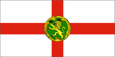 Alderney's national flag