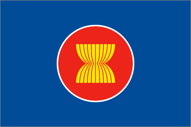 ASEAN's flag (Association of South-East Asian Nations)