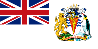 British Antartic Territory's national flag 