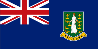 British Virgin Islander national flag 