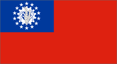 Burmese national flag