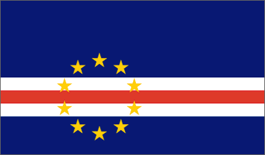 Cape Verdean national flag 