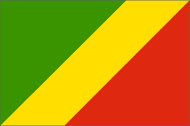 (The Republic of the Congo) Congolese national flag 