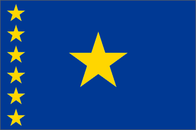 (The Democratic Republic of Congo) Congolese national flag 