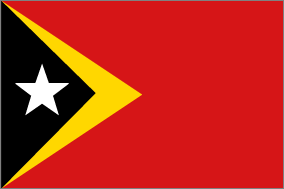 East Timor's national flag