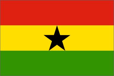 Ghanaian national flag