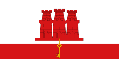 Gibraltar national flag