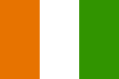 Ivorian national flag