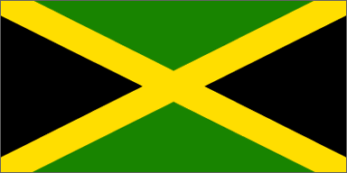 Jamaican national flag 