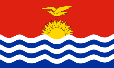 Kiribati national flag 