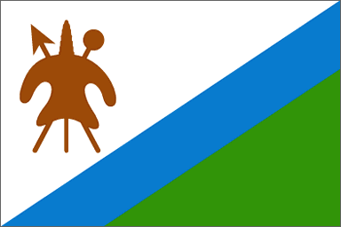 Mosotho national flag 