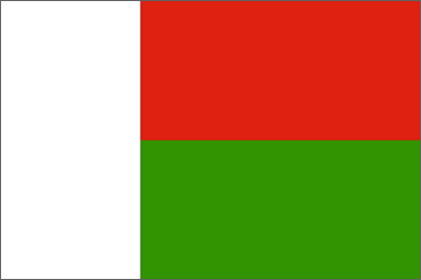 Malagasy national flag 