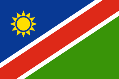 Namibian national flag 
