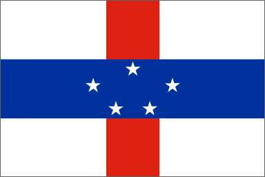 Dutch Antillean national flag 