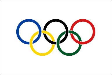 (International Olympic Committee) Olympic's national flag 