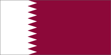 Qatari national flag 