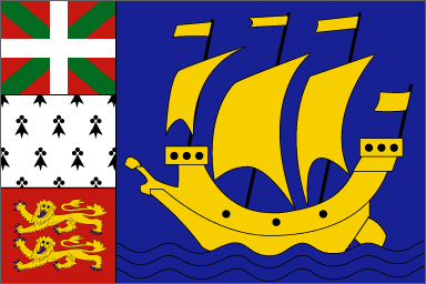 Saint Pierre et Miquelon national flag